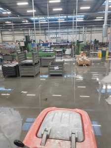 sprinklerinstallatie geknapt